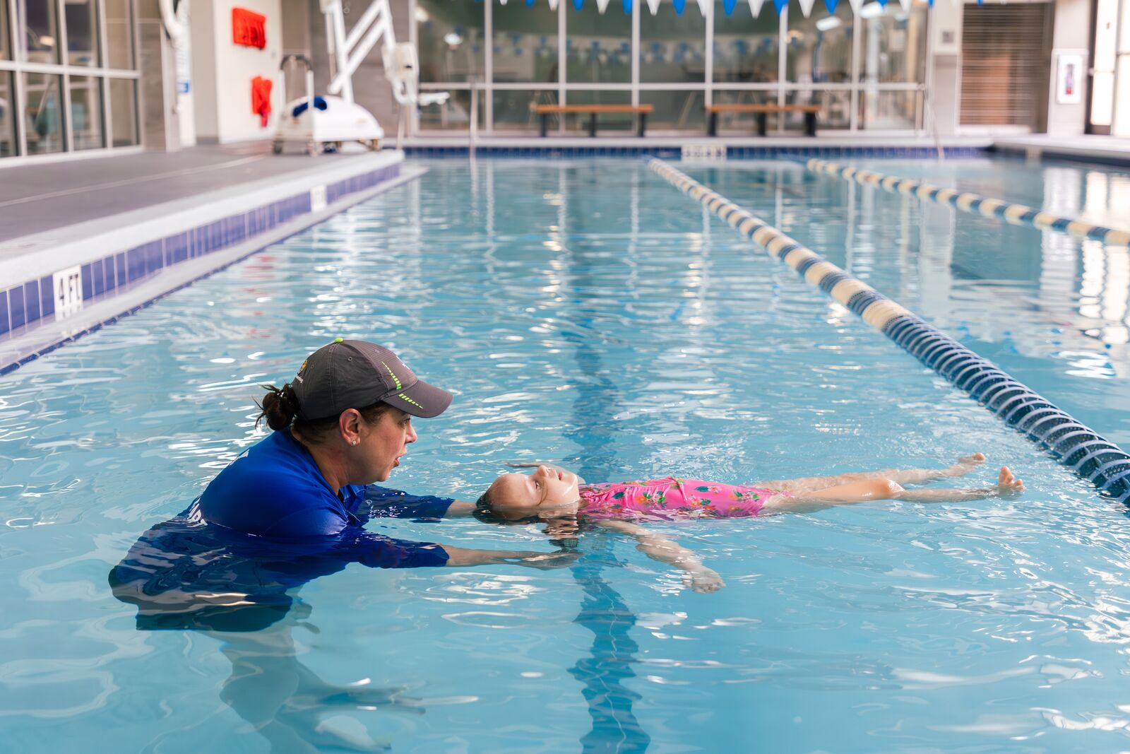 Private swim lessons at Oviedo YMCA